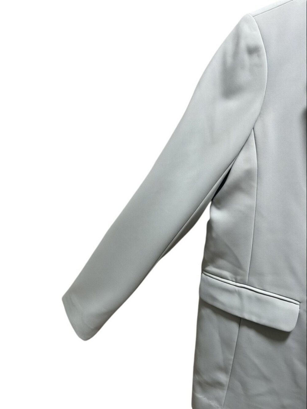 Abercrombie & Fitch Relaxed Suiting Blazer Mint Green Size M NWT Minimalist Cute - Picture 9 of 13